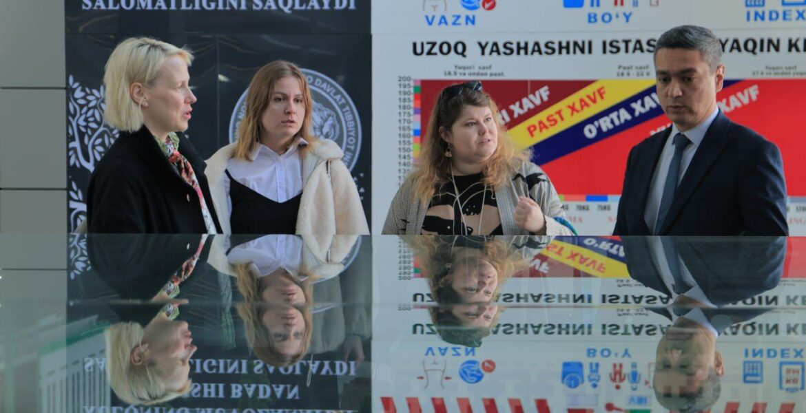 Institutga Sankt-Peterburgning nufuzli universitet vakillari tashrif buyurdi1