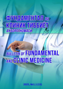Вестник фундаментальной и клинической медицины 2025, №1,1 (15)