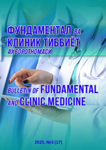 Вестник фундаментальной и клинической медицины 2025, №3 (17)