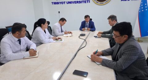 Institutga xorijiy hamkorlar tashrif buyurdi1